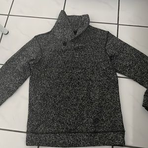Gray sweater w collar